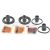 Bremssattel vorne, reparatursatz passend für CHEVROLET EPICA, CHEVROLET VIVA, CHEVROLET VIVANT, HYUNDAI ELANTRA, HYUNDAI H-1, HYUNDAI H-1 / STAREX, HYUNDAI i30, HYUNDAI TERRACAN, HYUNDAI (BEIJING) i30, HYUNDAI (HUATAI) TERRACAN, K