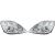 DESIGNSCHEINWF.SET FIESTA, passend für 02-08       KLARGLAS/CHROM