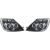 DESIGNSCHEINWF.SET FIESTA, passend für 02-08     KLARGLAS/SCHWARZ