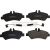 Bremsbeläge hinten passend für MERCEDES-BENZ SPRINTER 3,5-t, MERCEDES-BENZ SPRINTER 3-t, MERCEDES-BENZ SPRINTER 4,6-t, MERCEDES-BENZ SPRINTER 5-t, VW CRAFTER 30-35, VW CRAFTER 30-50