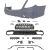 SPORTSTOßSTANGE HI.  W213, passend für 16-07.20   SPORT E63-OPTIK