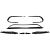 AERO SPOILER SET,W117/C117 passend für 16-18,            SCHWARZ,