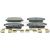 Bremsbeläge hinten - reparatursatz passend für BUICK CASCADA, BUICK ENCORE, BUICK VERANO, BUICK (SGM) ENCORE, BUICK (SGM) VERANO, BUICK (SGM) VERANO GS, CADILLAC ELR, CHEVROLET AVEO, CHEVROLET AVEO / KALOS, CHEVROLET CRUZE, CHEVRO