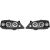 DESIGNSCHEINWF.SET  ASTRA, passend für 97-04     SCHWARZ KLARGLAS