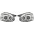 DESIGNSCHEINWF. SET CORSA, passend für 93-00       CHROM KLARGLAS