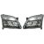 DESIGNSCHEINWF.SET VECTRA, passend für 02-05     KLARGLAS/SCHWARZ