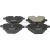 Bremsbeläge hinten passend für BMW 5, BMW 6, BMW 7, BMW X3, BMW X4, BMW X5, BMW X6, BMW Z4, BMW (BRILLIANCE) X3