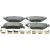 Bremsbeläge hinten - reparatursatz passend für DODGE NITRO, JEEP CHEROKEE, JEEP COMPASS, JEEP WRANGLER