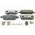 Bremsbeläge hinten - reparatursatz passend für CHRYSLER 200, CHRYSLER SEBRING, DODGE AVENGER, DODGE CALIBER, JEEP COMPASS, JEEP PATRIOT, MITSUBISHI LANCER