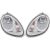 DESIGNSCHEINW.SET  BOXTER, passend für 04-08  KLARGLAS/SILBER