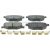 Bremsbeläge hinten - reparatursatz passend für FORD USA EDGE, FORD USA EXPLORER, FORD USA FLEX, FORD USA TAURUS, LINCOLN MKS, LINCOLN MKT, LINCOLN MKX