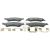 Bremsbeläge vorne - reparatursatz passend für FORD RANGER, FORD AUSTRALIA RANGER, FORD USA RANGER, MAZDA BT-50