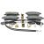 Bremsbeläge hinten - reparatursatz passend für FORD TOURNEO CONNECT / GRAND TOURNEO CONNECT, FORD TOURNEO COURIER, FORD TRANSIT CONNECT, FORD TRANSIT COURIER, FORD TRANSIT TOURNEO, FORD AUSTRALIA TOURNEO CUSTOM