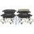 Bremsbeläge hinten - reparatursatz passend für FORD GALAXY, FORD S-MAX, LAND ROVER FREELANDER 2, LAND ROVER RANGE ROVER EVOQUE, VOLVO S60, VOLVO S80, VOLVO V60, VOLVO V70, VOLVO XC60, VOLVO XC70