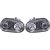 DESIGNSCHEINWF. SET  GOLF, passend für 97-03    SCHWARZ  R32 LOOK