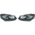 DESIGNSCHEINWF.SET GOLF 6, passend für 08-12      KLARGL./SCHWARZ