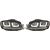 DESIGNSCHEINWF.SET GOLF 7, passend für 12-17 SCHWARZ/SCHWARZER L.