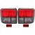 DESIGNRÜCKLAMPEN SET   T4, passend für 90-03             KLARGLAS