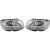 DESIGNSCHEINW.SET      T6, passend für 15-19      KLARGL./CHROME