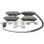 Bremsbeläge hinten - reparatursatz passend für AUDI A6, AUDI A6 Allroad, AUDI A8, AUDI (FAW) A6L, VW CALIFORNIA, VW MULTIVAN, VW TRANSPORTER, VW TRANSPORTER T6 / CARAVELLE