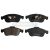 Bremsbeläge vorne passend für DACIA DOKKER, DACIA DUSTER, DACIA LODGY, NISSAN TERRANO, RENAULT CAPTUR, RENAULT DOKKER, RENAULT DUSTER, RENAULT FLUENCE, RENAULT GRAND SCÉNIC, RENAULT LODGY, RENAULT MEGANE, RENAULT MEGANE CC, RENAUL