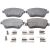 Bremsbeläge vorne - reparatursatz passend für DACIA DOKKER, DACIA DUSTER, DACIA LODGY, DACIA LOGAN, DACIA LOGAN MCV, NISSAN ALMERA, NISSAN BLUEBIRD SYLPHY, NISSAN MICRA, NISSAN MICRA C+C, NISSAN VERSA, NISSAN (DFAC) MARCH, NISSAN