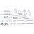 Bremsbacken montagesatz passend für CHRYSLER 200, CHRYSLER CIRRUS, CHRYSLER SEBRING, CITROEN C3 AIRCROSS, CITROEN C4 AIRCROSS, CITROEN C-CROSSER, CITROEN C-CROSSER ENTERPRISE, DODGE AVENGER, DODGE CALIBER, DODGE STRATUS, EAGLE TAL