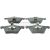 Bremsbeläge vorne passend für FORD FOCUS, FORD FOCUS C-MAX, FORD GALAXY, FORD S-MAX, FORD USA FOCUS, MAZDA 3, OPEL SIGNUM, OPEL VECTRA, VOLVO C30, VOLVO C70, VOLVO S40, VOLVO S60, VOLVO S80, VOLVO V40, VOLVO V50, VOLVO V60, VOLVO