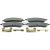 Bremsbeläge vorne - reparatursatz passend für CADILLAC CTS, CADILLAC SRX, CADILLAC STS, CADILLAC (SGM) CTS, CADILLAC (SGM) SRX, PONTIAC BONNEVILLE