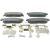 Bremsbeläge vorne - reparatursatz passend für LEXUS ES, TOYOTA AURION, TOYOTA AVALON, TOYOTA CAMRY, TOYOTA (GAC) CAMRY
