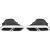 SPORTAUSPUFFBLENDEN  W213, passend für 16->>    SPORT E63S-OPTIK,