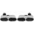 SPORTAUSPUFFBLENDEN  W221, passend für 05-13         SPORT-OPTIK,