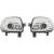 DESIGNSCHEINWER.SET  CLIO, passend für 98-01       KLARGLAS/CHROM
