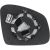 SPIEGELGLAS LI.    TWINGO, passend für 14->>        +SMART 14->>; 963667109R