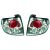 DESIGNRÜCKLAMP. SET  GETZ, passend für 02-05             KLARGLAS
