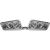 DESIGNSCHEINWF. SET FABIA, passend für 99-07 H7/H1 KLARGLAS/CHROM