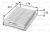 Luftfilter Filtereinsatz 241mm VALEO für TOYOTA COROLLA Stufenheck