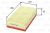 Luftfilter Filtereinsatz 280mm VALEO für RENAULT AVANTIME (DE0_)
