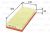 Luftfilter Filtereinsatz 324mm VALEO für FIAT PUNTO (188_)