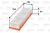 Luftfilter Filtereinsatz 354mm VALEO für PEUGEOT 206+ (2L_)