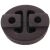 Auspuffgummi passend für ASIA MOTORS RETONA, KIA AVELLA, KIA BESTA, KIA BONGO, KIA CARENS, KIA CARNIVAL, KIA CARNIVAL / GRAND CARNIVAL, KIA CERATO, KIA CERES, KIA CLARUS, KIA K2500, KIA K2700, KIA K2900, KIA K3600, KIA PREGIO, KIA