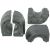 Stabigummi hinten satz passend für AUDI A3, AUDI TT, AUDI (FAW) A3, SEAT LEON, SEAT LEON ST, SKODA OCTAVIA, SKODA SUPERB, VW GOLF, VW GOLF ALLTRACK, VW GOLF SPORTSVAN, VW GOLF VAN, VW TOURAN, VW (FAW) BORA