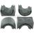 Stabilisatorlager vorne satz passend für AUDI A3, SEAT ALTEA, SEAT ALTEA XL, SEAT LEON, SKODA OCTAVIA, SKODA SUPERB, SKODA YETI, VW CADDY, VW CADDY ALLTRACK, VW EOS, VW GOLF, VW GOLF PLUS, VW GOLF VAN, VW SCIROCCO, VW TOURAN, VW (
