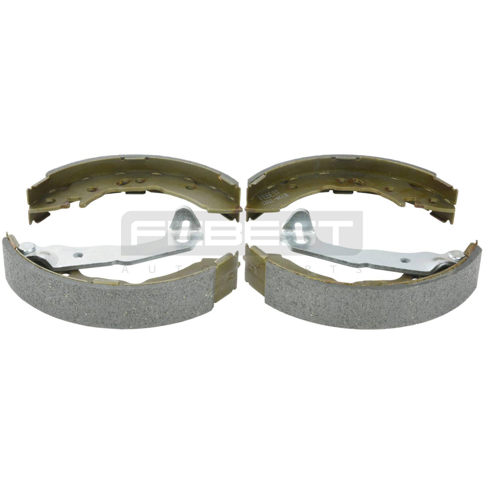 Bremsbacken hinten passend für HYUNDAI ACCENT, HYUNDAI ATOS, HYUNDAI EXCEL, HYUNDAI PONY, HYUNDAI PONY / EXCEL, HYUNDAI SANTRO, HYUNDAI S COUPE