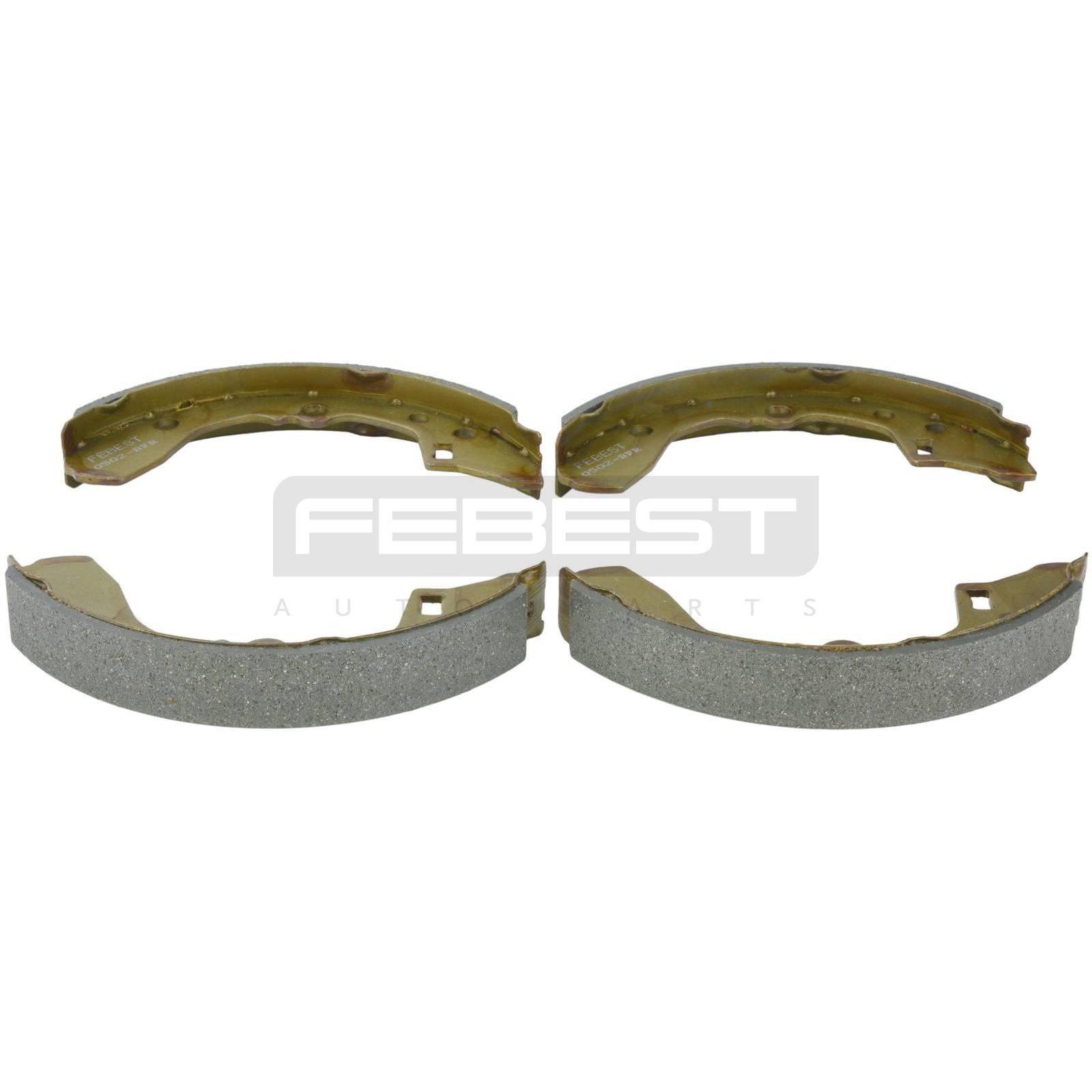 Bremsbacken hinten passend für MAZDA 323, MAZDA 323 C, MAZDA 323 F, MAZDA 323 S