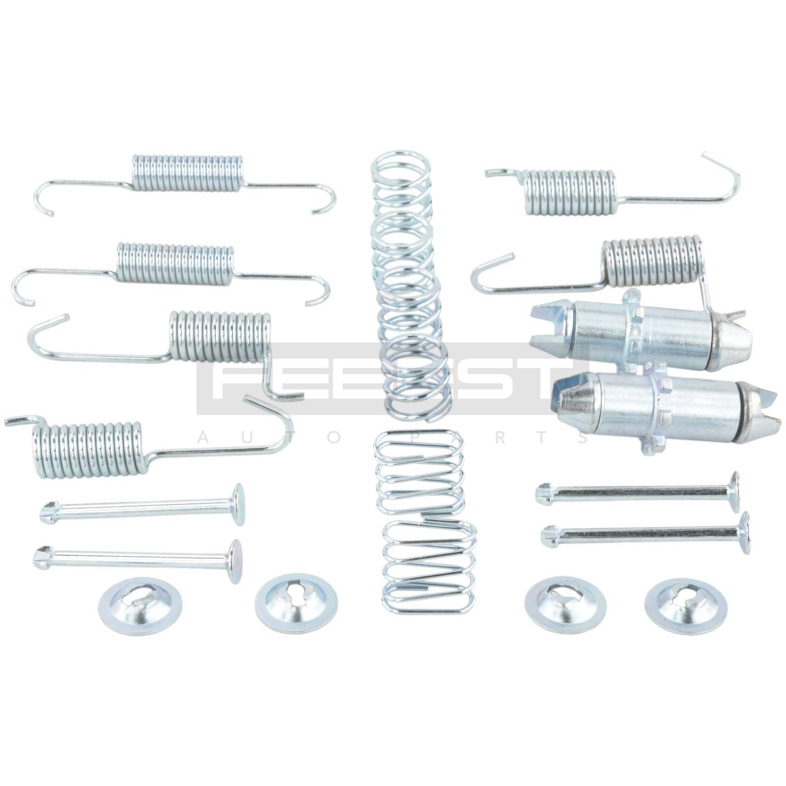 Bremsbacken montagesatz passend für GENESIS G70, GENESIS G80, GENESIS G90/G90L, HYUNDAI COUPE, HYUNDAI ELANTRA, HYUNDAI EQUUS / CENTENNIAL, HYUNDAI GENESIS, HYUNDAI GRANDEUR, HYUNDAI H-1, HYUNDAI H-1 / STAREX, HYUNDAI i10, HYUNDAI