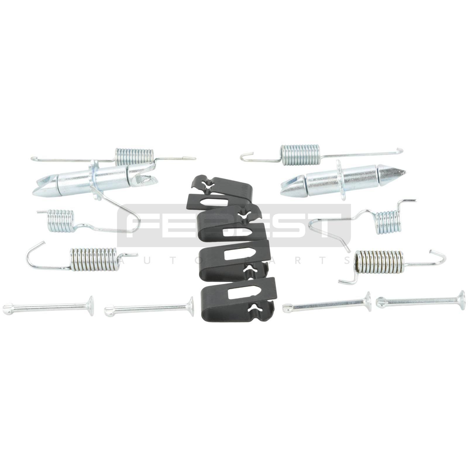 Bremsbacken montagesatz passend für INFINITI ESQ, NISSAN BLUEBIRD SYLPHY / SYLPHY, NISSAN CUBE, NISSAN JUKE, NISSAN LEAF, NISSAN LIVINA / GRAND LIVINA, NISSAN NV200, NISSAN NV200 / EVALIA, NISSAN PULSAR, NISSAN SENTRA, NISSAN SERE