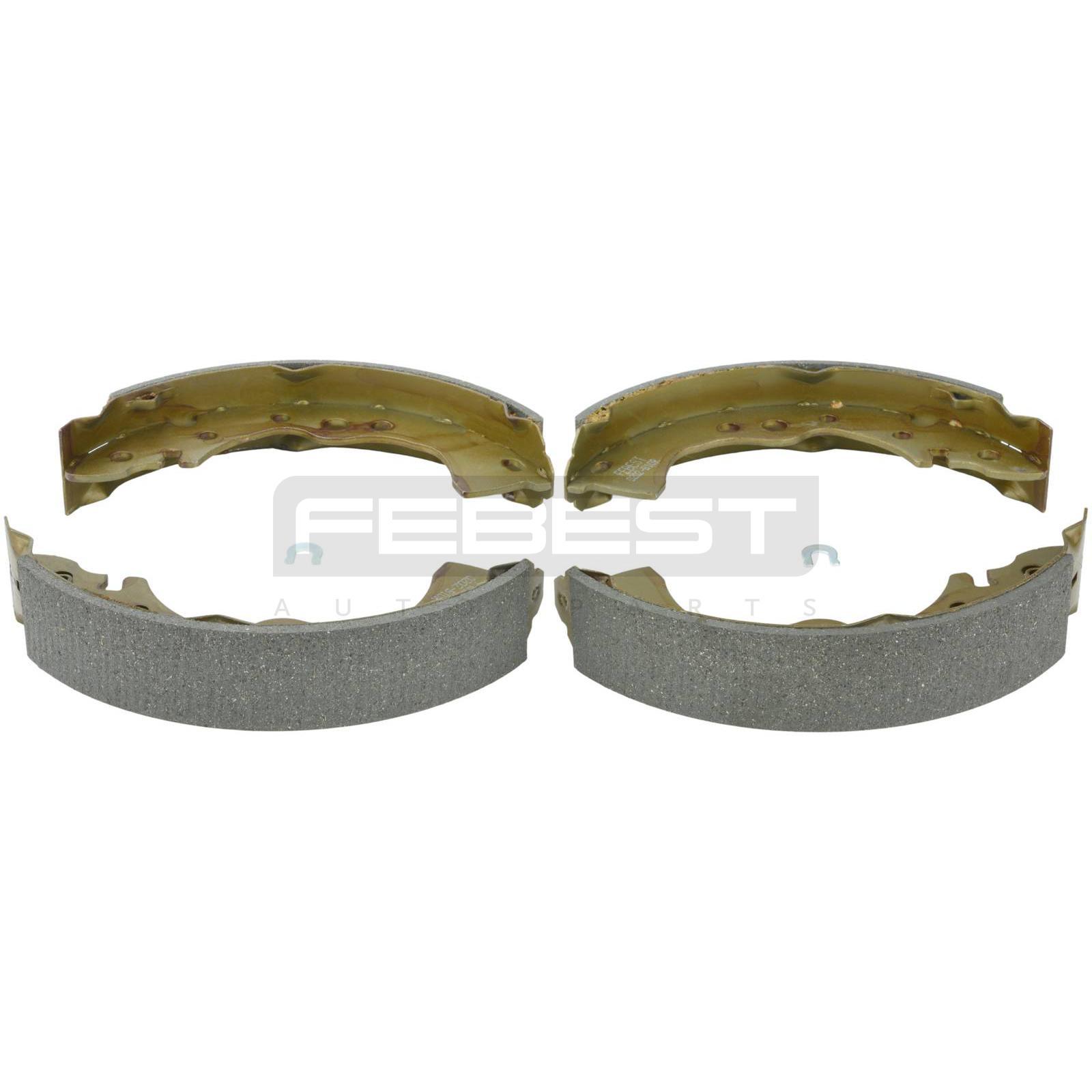 Bremsbackensatz hinten passend für NISSAN ALMERA Classic