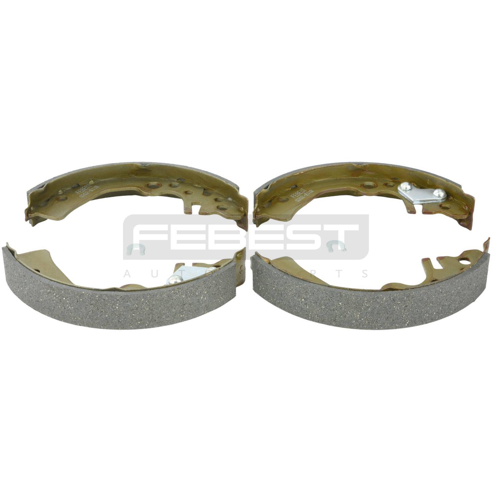 Bremsbackensatz hinten passend für NISSAN CUBE, NISSAN MICRA, NISSAN MICRA C+C, NISSAN NOTE