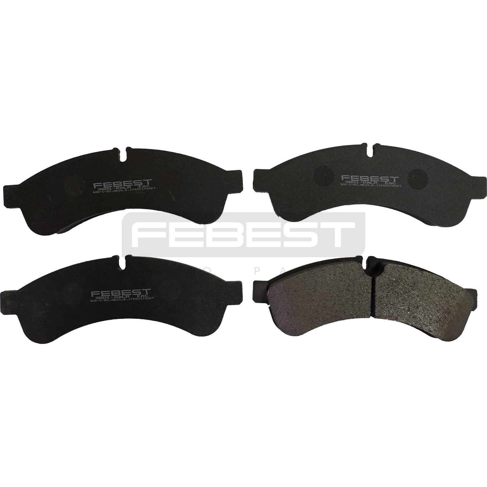 Bremsbeläge hinten passend für IVECO DAILY